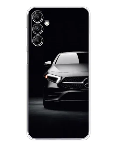 Чехол для Samsung Galaxy M36 с картинкой «Свет фар Mercedes»