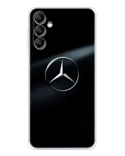 Чохол для Samsung Galaxy M36 з картинкою «Mercedes на металі»