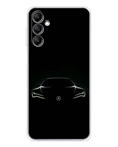 Чохол для Samsung Galaxy M36 з картинкою «Mercedes — силует авто» Чохол для Samsung Galaxy M36 з картинкою «Mercedes — силует авто»