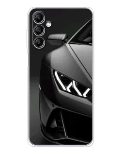 Чехол для Samsung Galaxy M36 с картинкой «Lamborghini фары детализация»