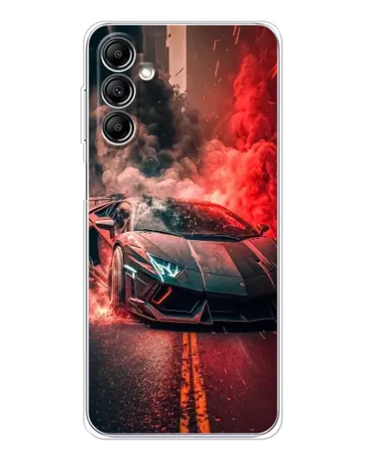 Чехол для Samsung Galaxy M36 с картинкой «Lamborghini красный дым» Чехол для Samsung Galaxy M36 с картинкой «Lamborghini красный дым»