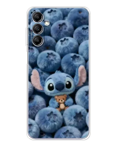 Чехол для Samsung Galaxy M36 с картинкой «Стич и голубика» Чехол для Samsung Galaxy M36 с картинкой «Стич и голубика»