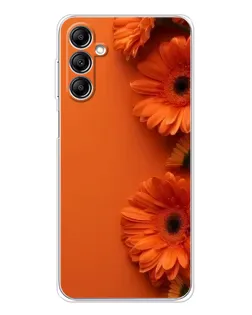 Чехол для Samsung Galaxy M36 с картинкой «Оранжевые герберы»