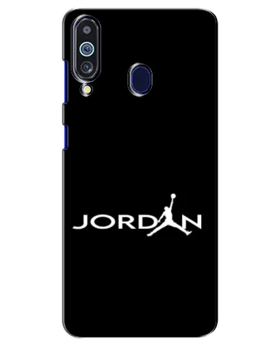 Чехол для Samsung Galaxy M40 с картинкой «Jordan White Logo»
