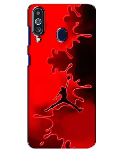 Чехол для Samsung Galaxy M40 с картинкой «Jordan Red Smoke»