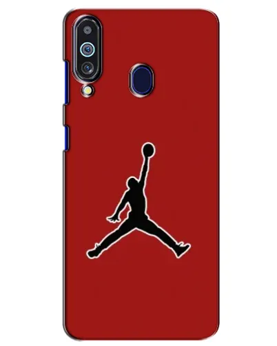 Чехол для Samsung Galaxy M40 с картинкой «Jordan Red Back»