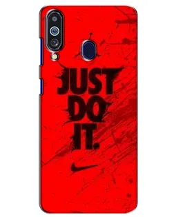 Чехол для Samsung Galaxy M40 с картинкой «Nike Just Do It»