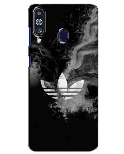 Чехол для Samsung Galaxy M40 с картинкой «Абстрактный дым Adidas»