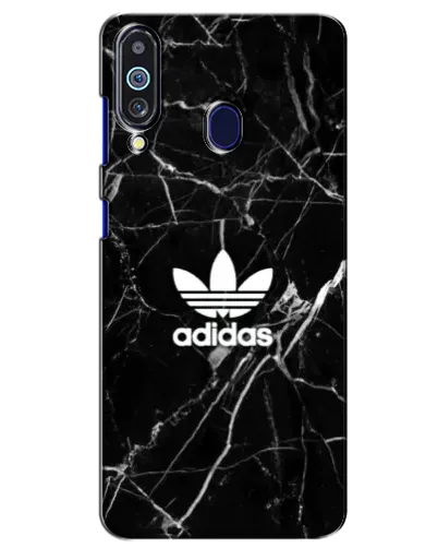 Чехол для Samsung Galaxy M40 с картинкой «Белый мрамор Adidas»