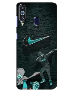 Чехол для Samsung Galaxy M40 с картинкой «Спортивный арт Nike» Чехол для Samsung Galaxy M40 с картинкой «Спортивный арт Nike»
