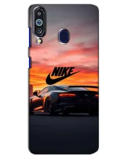 Чехол для Samsung Galaxy M40 с картинкой «Nike и суперкар»