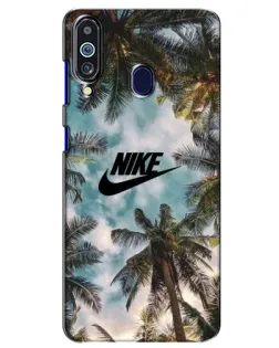 Чохол для Samsung Galaxy M40 з картинкою «Тропічний принт Nike» Чохол для Samsung Galaxy M40 з картинкою «Тропічний принт Nike»