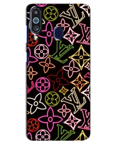 Чехол для Samsung Galaxy M40 с картинкой «Неоновый микс Nike»
