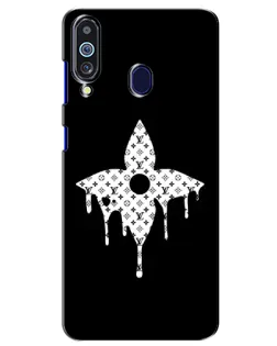 Чехол для Samsung Galaxy M40 с картинкой «Цветочная монограмма»