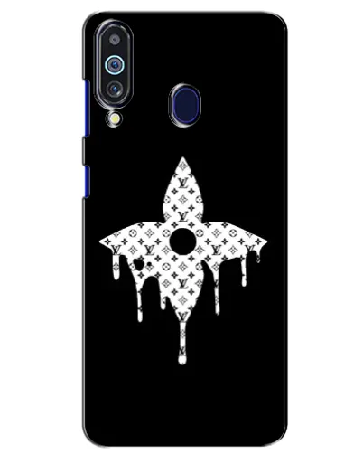 Чехол для Samsung Galaxy M40 с картинкой «Цветочная монограмма»