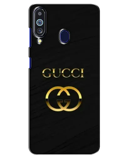 Чехол для Samsung Galaxy M40 с картинкой «Золотой логотип Gucci»