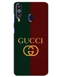 Чехол для Samsung Galaxy M40 с картинкой «Gucci — темно-зеленый градиент»