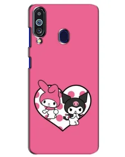 Чехол для Samsung Galaxy M40 с картинкой «Kuromi и My Melody» Чехол для Samsung Galaxy M40 с картинкой «Kuromi и My Melody»