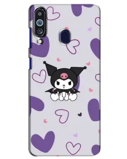 Чехол для Samsung Galaxy M40 с картинкой «Kuromi и лавандовые сердца» Чехол для Samsung Galaxy M40 с картинкой «Kuromi и лавандовые сердца»
