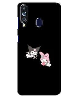 Чехол для Samsung Galaxy M40 с картинкой «My Melody и Kuromi» Чехол для Samsung Galaxy M40 с картинкой «My Melody и Kuromi»