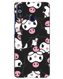 Чехол для Samsung Galaxy M40 с картинкой «Паттерн голов Куроми» Чехол для Samsung Galaxy M40 с картинкой «Паттерн голов Куроми»