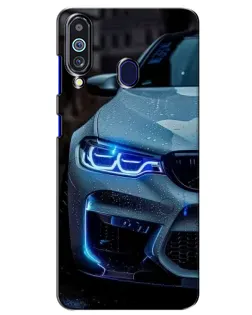 Чохол для Samsung Galaxy M40 з картинкою «Погляд BMW з синіми фарами» Чохол для Samsung Galaxy M40 з картинкою «Погляд BMW з синіми фарами»