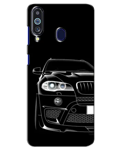 Чехол для Samsung Galaxy M40 с картинкой «Темный силуэт BMW»