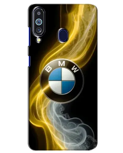 Чехол для Samsung Galaxy M40 с картинкой «Золотистый дым BMW»