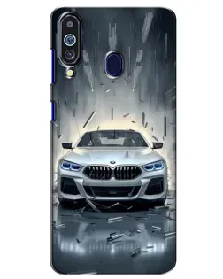 Чехол для Samsung Galaxy M40 с картинкой «BMW в свете фар»