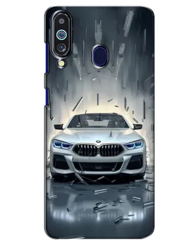 Чехол для Samsung Galaxy M40 с картинкой «BMW в свете фар»