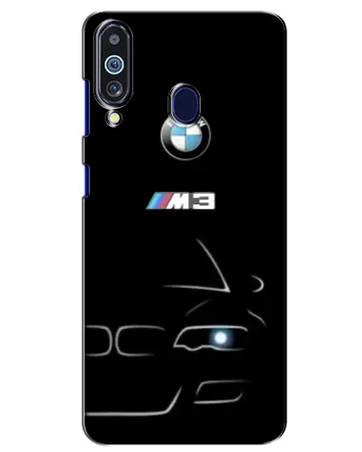 Чехол для Samsung Galaxy M40 с картинкой «Минималистичный принт BMW M3»