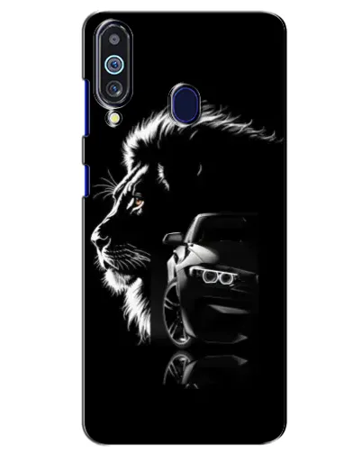 Чехол для Samsung Galaxy M40 с картинкой «BMW и лев»