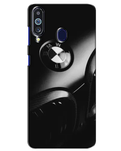 Чехол для Samsung Galaxy M40 с картинкой «Эмблема BMW — макро»