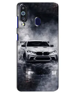 Чехол для Samsung Galaxy M40 с картинкой «BMW сквозь туман»