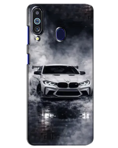 Чехол для Samsung Galaxy M40 с картинкой «BMW сквозь туман»