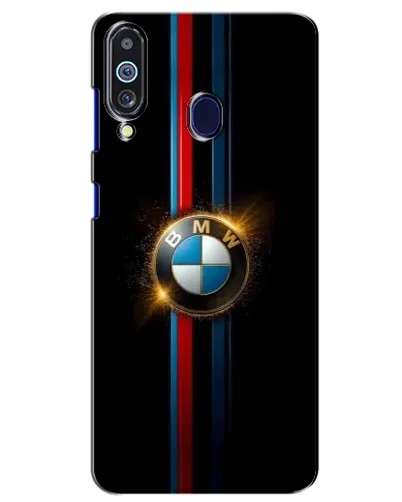 Чехол для Samsung Galaxy M40 с картинкой «BMW M-Power неон»
