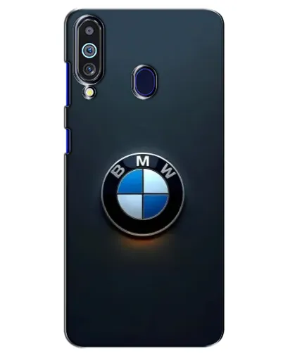 Чехол для Samsung Galaxy M40 с картинкой «Логотип BMW — минимализм»