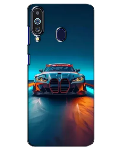 Чохол для Samsung Galaxy M40 з картинкою «BMW — вогні неону» Чохол для Samsung Galaxy M40 з картинкою «BMW — вогні неону»