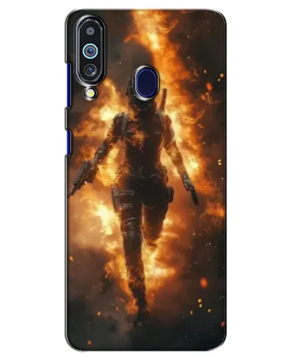 Чохол для Samsung Galaxy M40 з картинкою «BMW — швидкість у дощі»