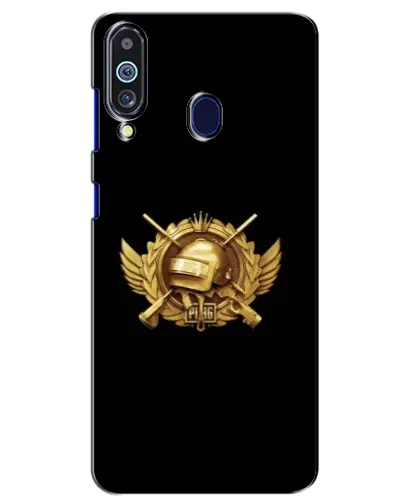Чохол для Samsung Galaxy M40 з картинкою «PUBG — помаранчевий градієнт»