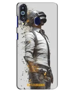 Чохол для Samsung Galaxy M40 з картинкою «PUBG — боєць у пилу»