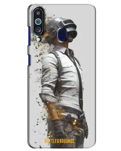 Чохол для Samsung Galaxy M40 з картинкою «PUBG — боєць у пилу»