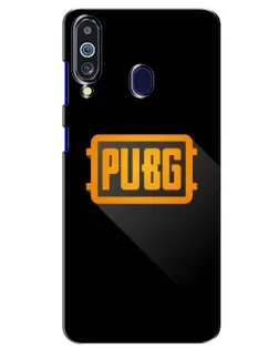 Чохол для Samsung Galaxy M40 з картинкою «PUBG — рамка лого»