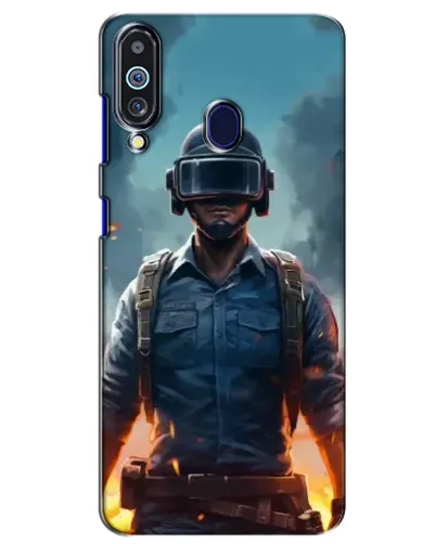 Чохол для Samsung Galaxy M40 з картинкою «PUBG — реалістичний герой»
