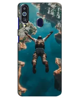 Чохол для Samsung Galaxy M40 з картинкою «PUBG — вільне падіння»
