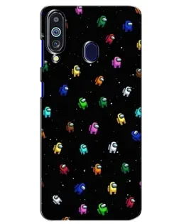 Чохол для Samsung Galaxy M40 з картинкою «Екіпаж Among Us»