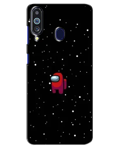 Чохол для Samsung Galaxy M40 з картинкою «Червоний Among Us»