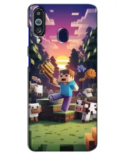 Чохол для Samsung Galaxy M40 з картинкою «Стів на фермі»