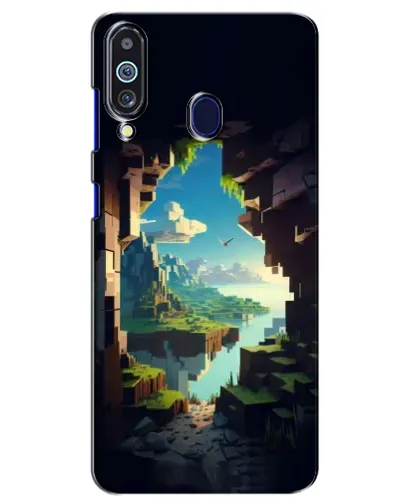 Чехол для Samsung Galaxy M40 с картинкой «Вид из пещеры»