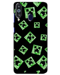 Чохол для Samsung Galaxy M40 з картинкою «Паттерн з кріперами»